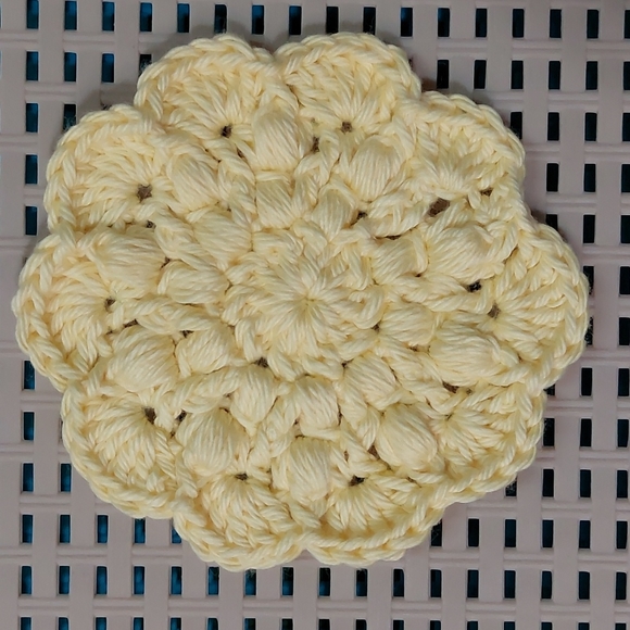 Crochet Super Scrub Facial Rounds▪︎ Grapefruit Special Edition▪︎Set of 3 - Picture 5 of 5